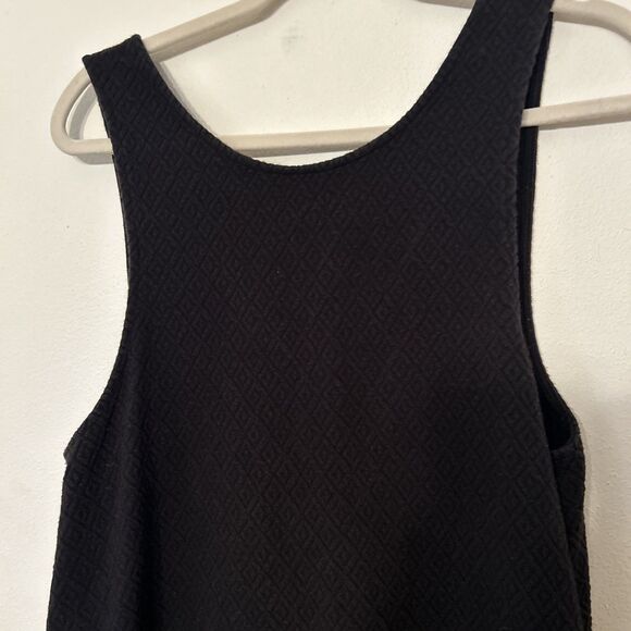 FREE PEOPLE Easy Street Pullover Textured Black Mini S Preowned - Picture 3 of 10